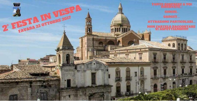 Favara, domani la seconda edizione di ''Vespa in Festa'' in piazza Cavour