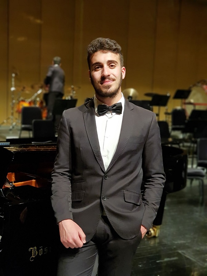 Primo premio in un concorso internazionale per il pianista favarese Giuseppe Francolino: si esibirà a Salisburgo