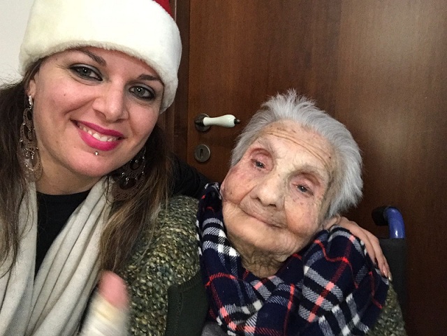 107 anni di nonna Pina La Marca. Festeggiamenti oggi presso la comunità ''Il paradiso dei 2 angeli''