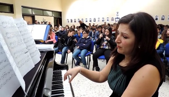 Successo alla scuola Cangiamila di Palma di Montechiaro. Apprezzato il concerto dei Siciliani Quintet