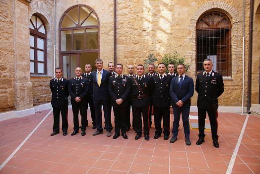 Agrigento, Riconoscimenti a militari che si sono particolarmente distinti in operazioni di servizio