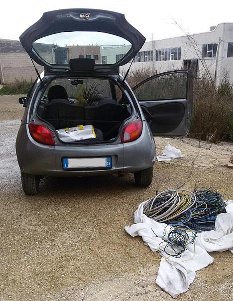 Favara, in auto con 50kg di rame. Denunciate tre persone. Guidava in stato di ebbrezza. Ritirata patente