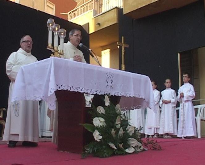 Doppia festa ieri alla Chiesa dell'Itria di Favara. 25 anni di Santuario e di sacerdozio di don Manlio