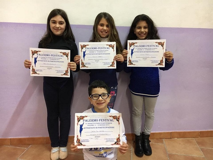 Un favarese sul podio del Concorso Nazionale di danza classica e moderna ''Palermo Festival''