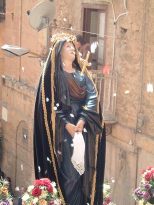 Agrigento. Sabato la statua della Madonna Addolorata in processione