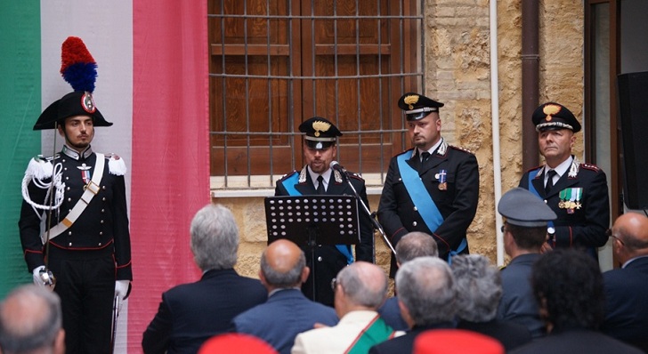 Celebrato ieri ad Agrigento il 203esimo anniversario della Fondazione dell'Arma Carabinieri
