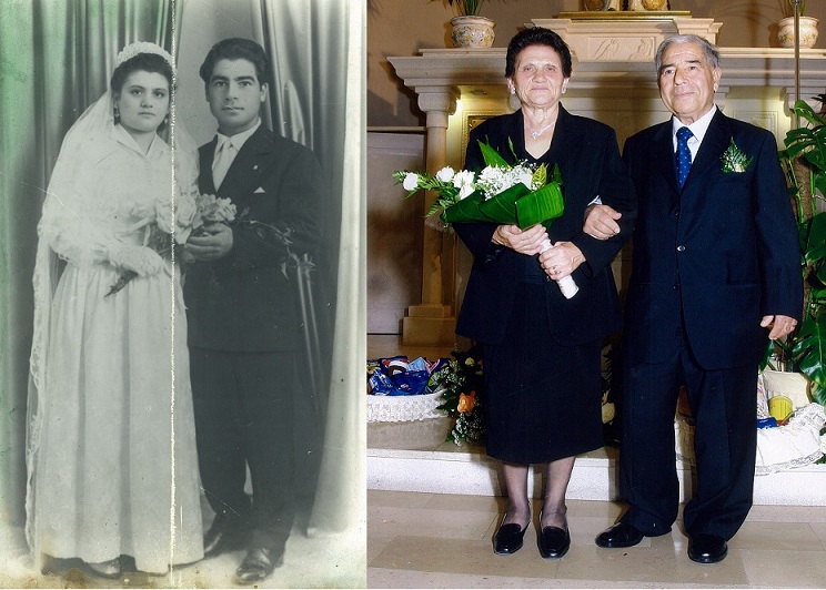 Favara vanta un'altra longeva coppia. I coniugi Pirrera festeggiano 60 anni di matrimonio