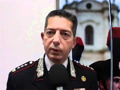  Agrigento. Visita di commiato del Comandante Provinciale dei Carabinieri Sciuto al Commissario Infurnari