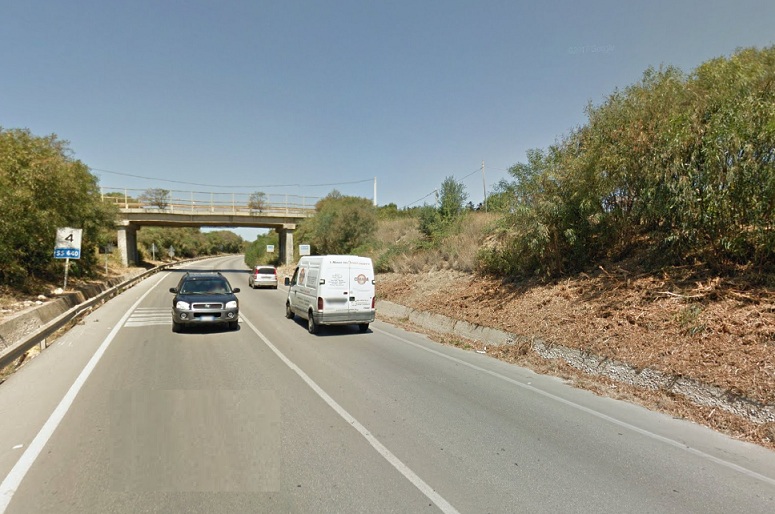 SS 640. Cadono pezzi di calcinacci dal viadotto Maddalusa