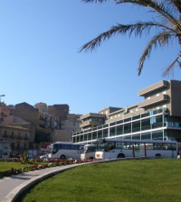 Agrigento, maxischermo a Piazzale Rosselli per gli orari dei bus