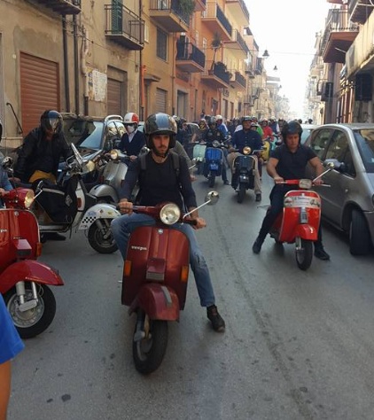 ''Festa in Vespa'' a Favara, ottima la riuscita. Oltre 250 i partecipanti, anche da Torino