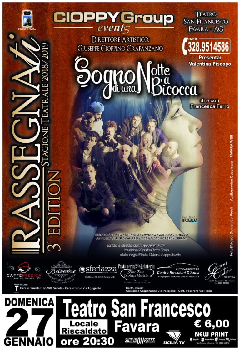 Locandina Sogno di una notte a Bicocca