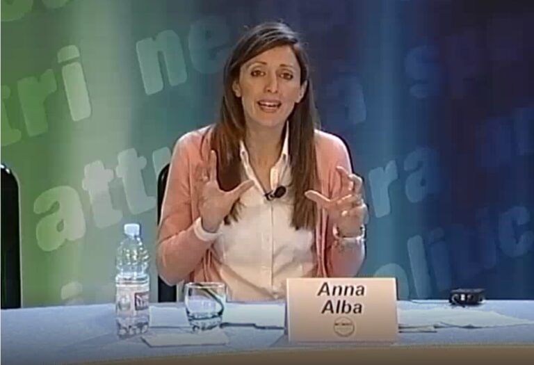Anna Alba candidata sindaco in studio