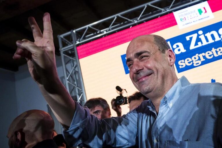 Nicola Zingaretti segretario pd vittoria