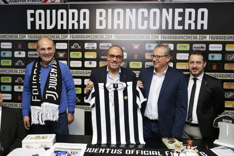Franco Causio con Peppe Piscopo Juventus Official fan club FAVARA BIANCONERA