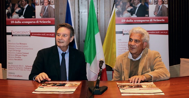 Felice Cavallaro strada degli scrittori e Giuseppe Parello Parco Valle dei Templi