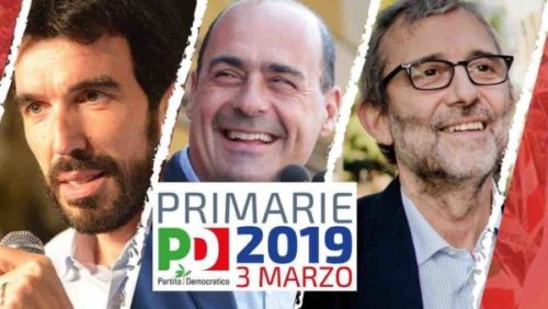 Primarie PD marzo 2019 Giacchetti Martina Zangaretti