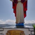 Statua di Gesù ripristinata di viale Stati Uniti a Favara
