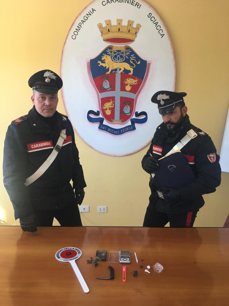 droga carabinieri di sciacca