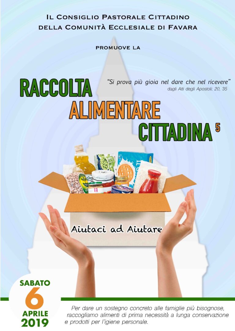 raccolta alimentare favara 2019