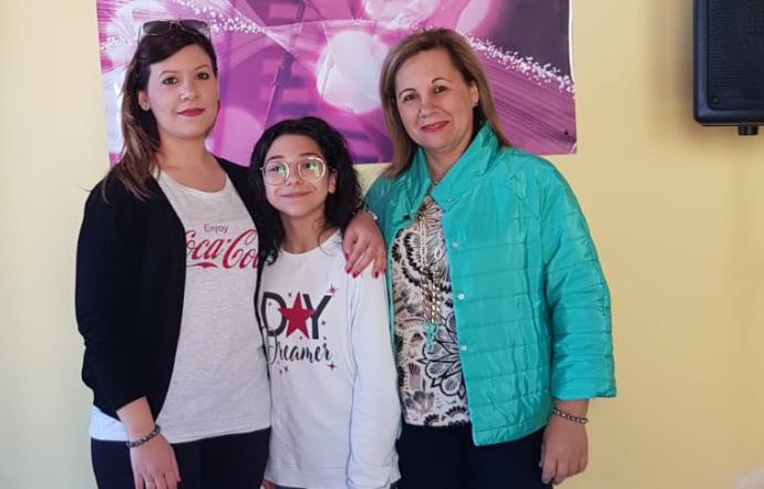 Adriana Cuschera con Angela Maniglia e Giusi Sciara