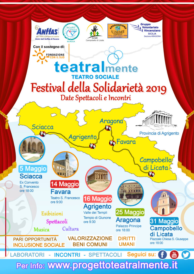 Manifesto Festival della Solidarietà anffas