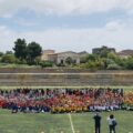 alunni scuole favara stadio bruccoleri foto di gruppo giococalciando