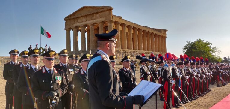 205° Anniversario fondazione Carabinieri celebrazione ad Agrigento 2