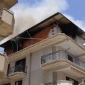 Incendio in abitazione di via Grazia Deledda a Favara