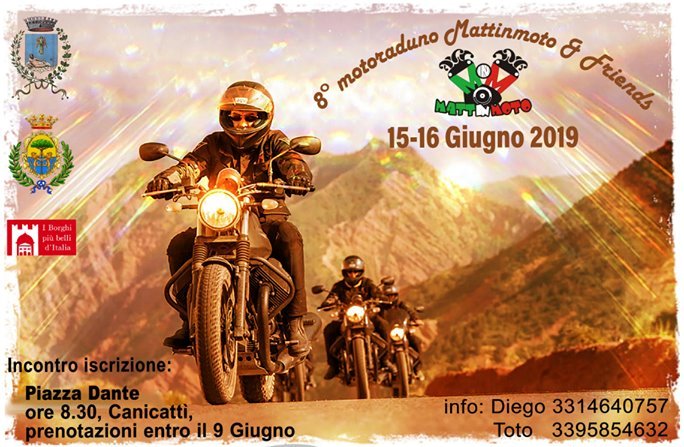 Locandina Motoraduno a Canicattì