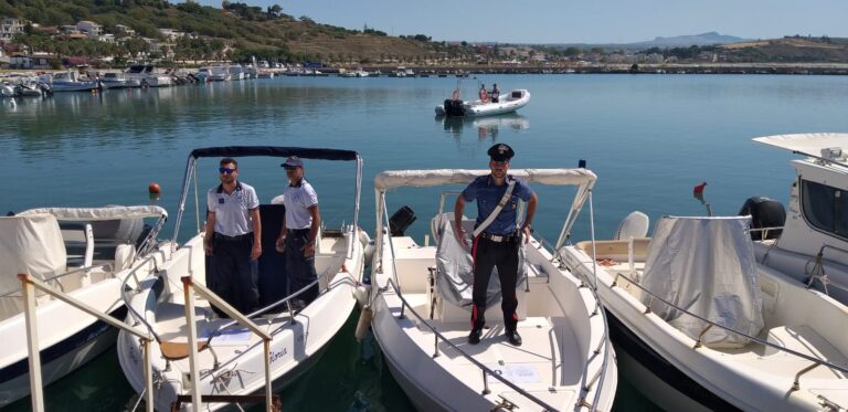 Sequestro banchina porto di Porto Palo
