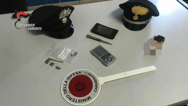 Droga sequestrata a raffadali luglio 2019