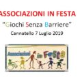 Giochi senza barriere - associazioni in festa- cannatello 2019