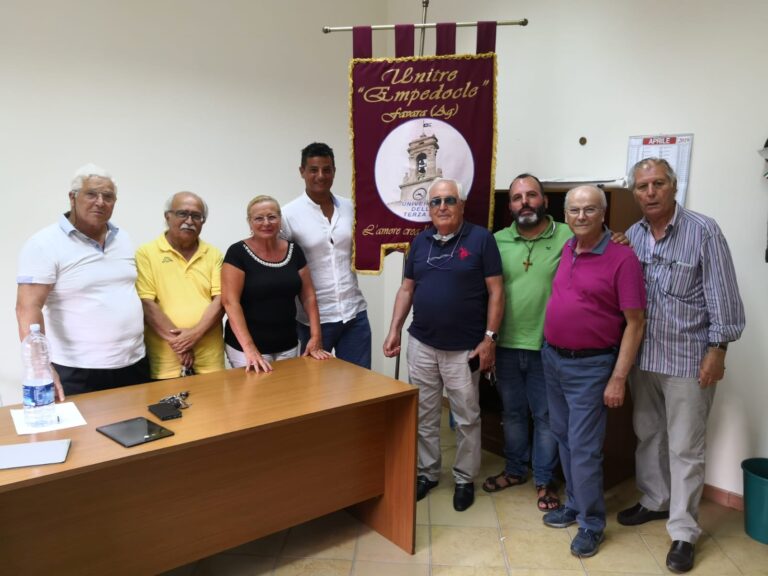 Unitre empedocle Favara adriano varisano e don marco damanti luglio 2019