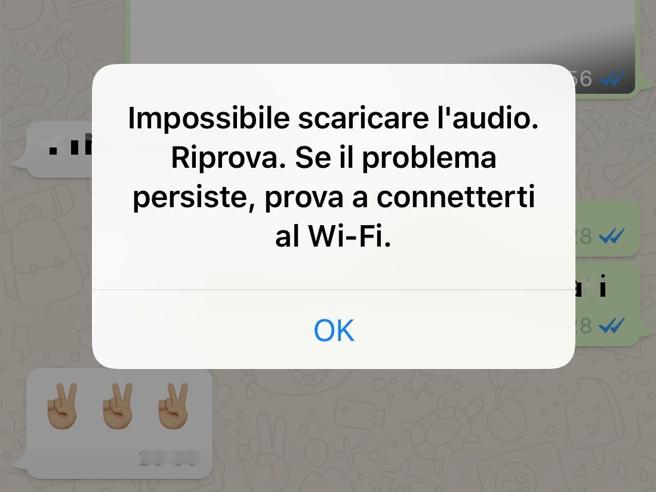 WhatsApp problemi