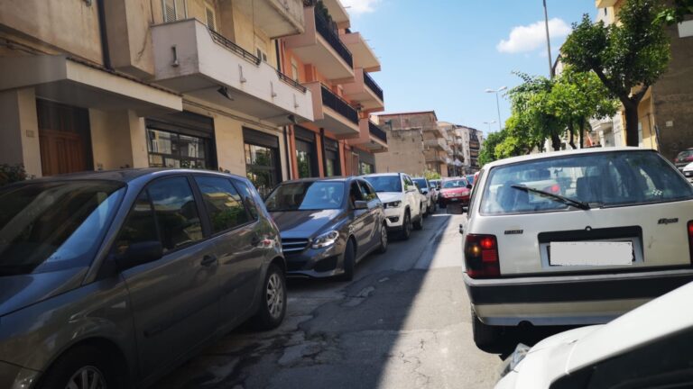 traffico bloccato corso Vittorio Veneto a Favara