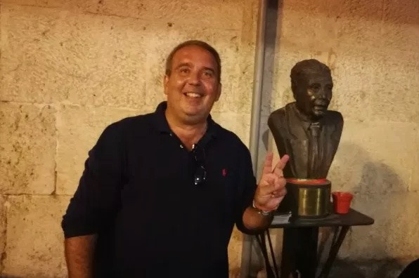 Andrea Bartoli dopo aggressione in piazza cavour del 19-08-2019