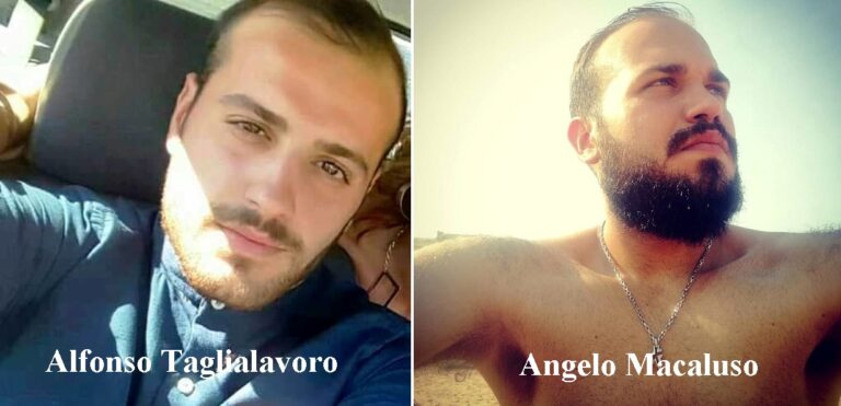 Alfonso Taglialavoro e Angelo Macaluso morti incidenti stradali