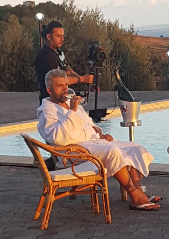 Giuseppe Cioppino Crapanzano riprese film Il Pescatore di telline