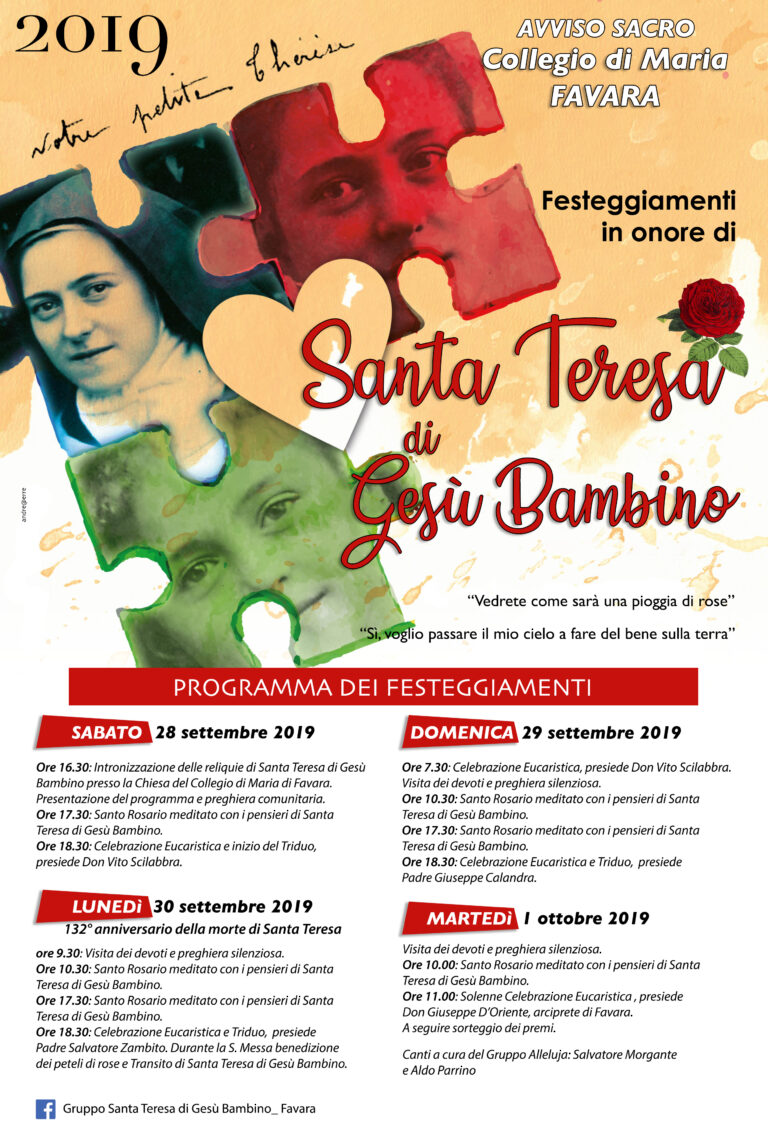 Manifesto Santa Teresa 2019