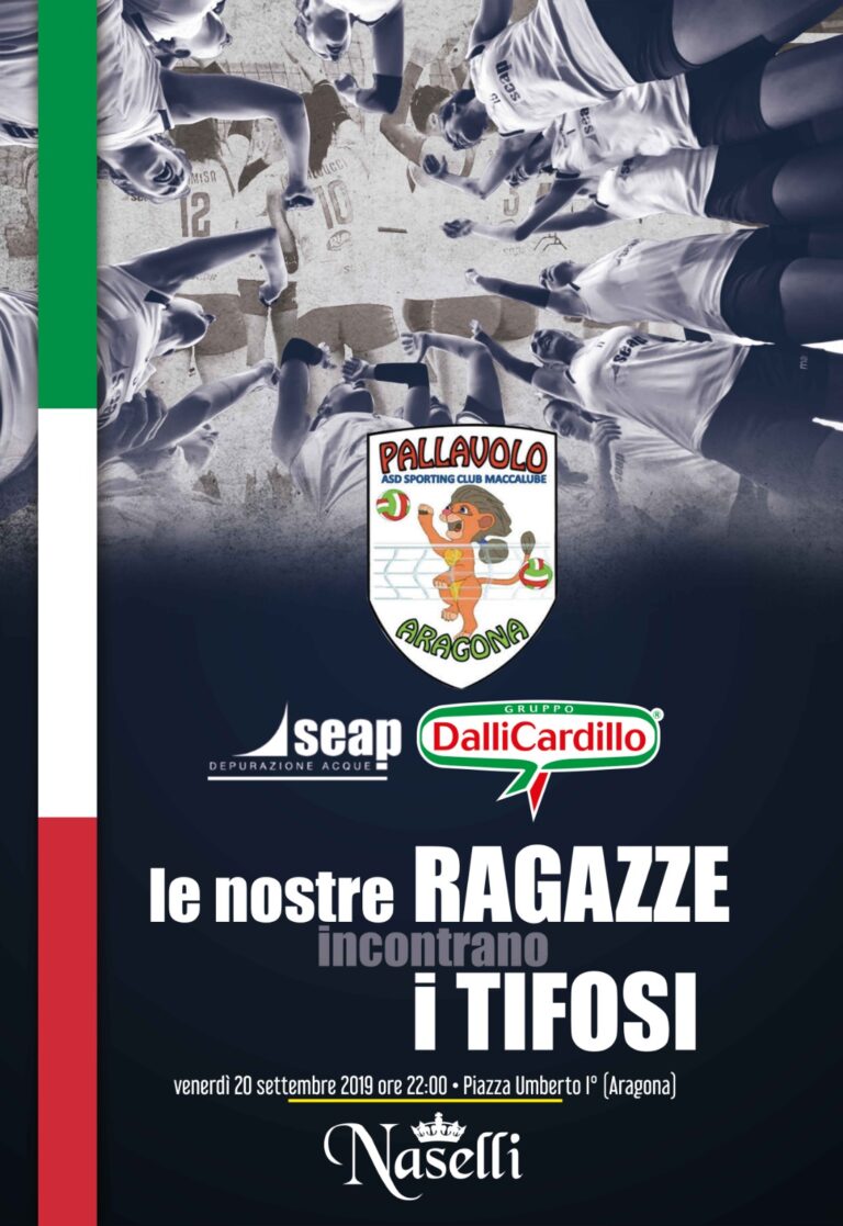 Seap Dalli Cardillo Aragona manifesto incontrano tifosi