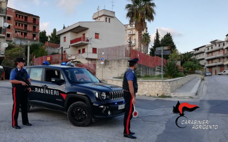 Carabinieri controllo in strada