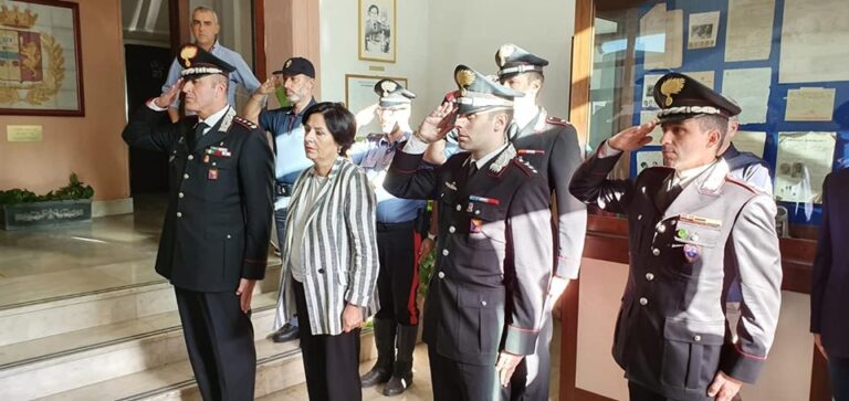 Omaggio dei Carabinieri di Agrigento alla tragedia della Polizia di Trieste