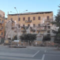 Palazzo cornicione crollato in piazza Cavour ad Agrigento