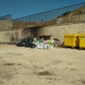 Spiazzo deposito rifiuti viale Progresso Favara Ovest dopo incendio