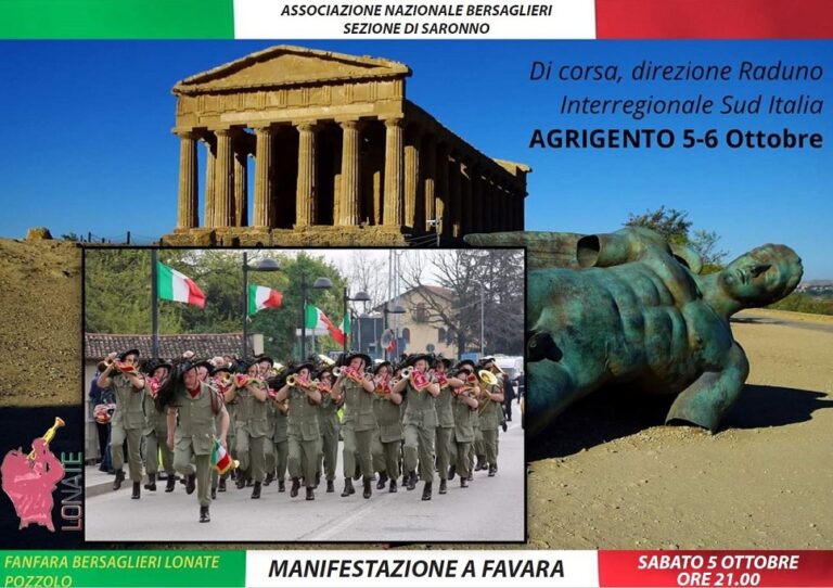 raduno bersaglieri agrigento