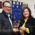 Carmelina Broccia e Alberto Avenia. Consegna chiavi Plesso Manzoni