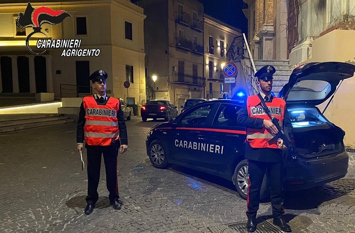 Carabinieri Via Atenea Agrigento