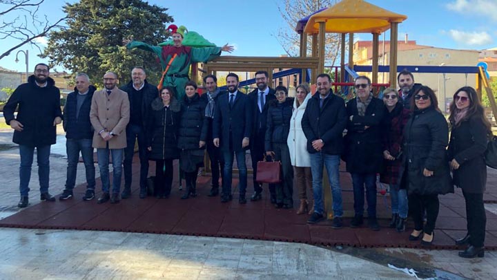 Inaugurazione Parco Giochi Villetta piazza della Pace con M5S