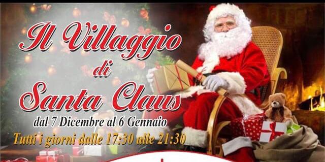 Locandina Villaggio di Babbo Natale a Favara